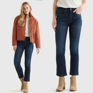 Lucky Brand BRIDGETTE High Rise Crop Slim Monsoon/Indigo Jeans *Fit Like 29*